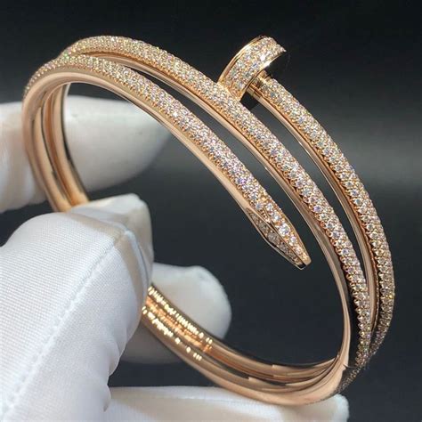 bracelet cartier clou or|cartier nail bracelet price list.